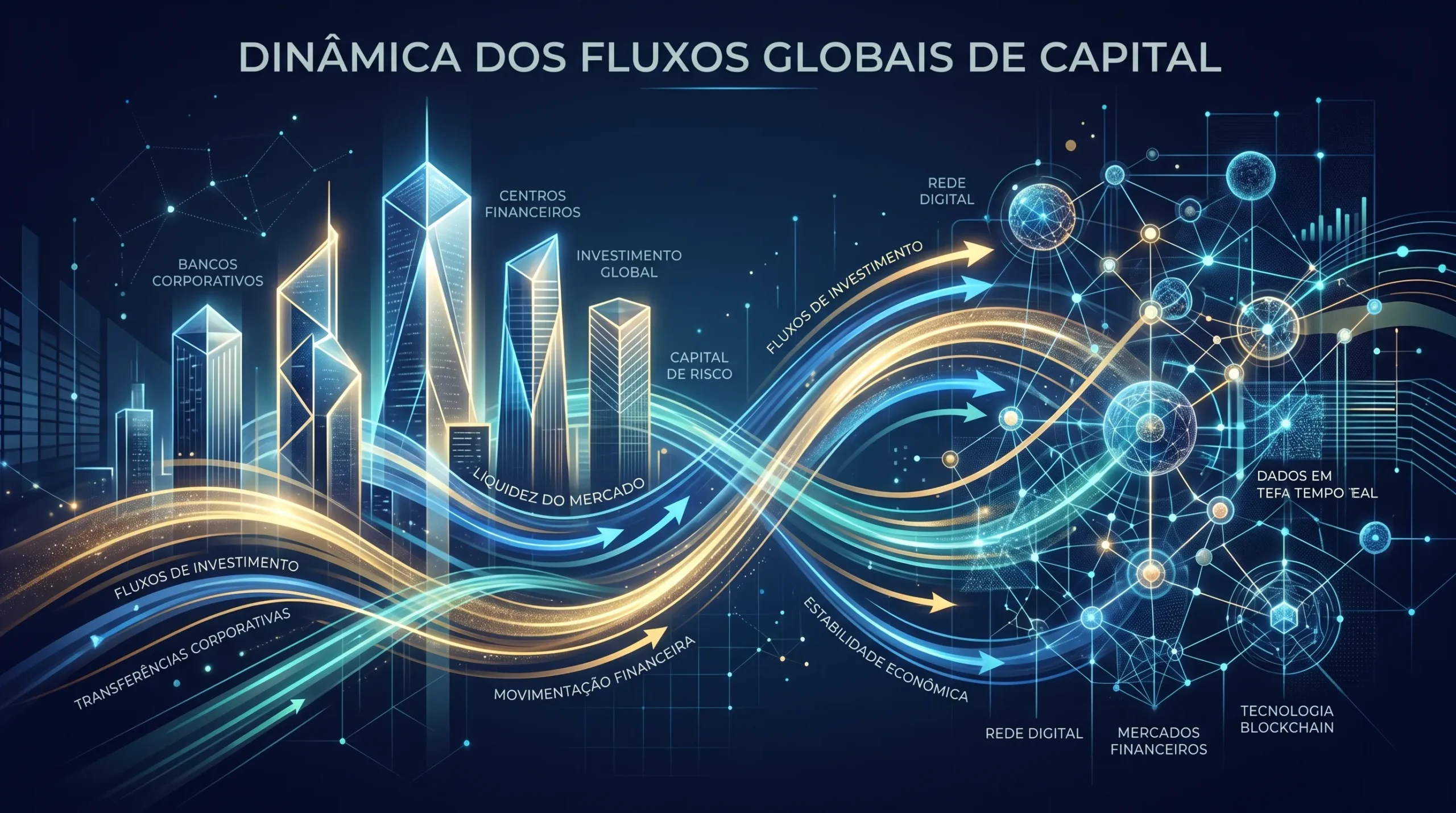 Fluxos de capitais transfronteiriços e liquidez otimizados por tecnologia descentralizada.